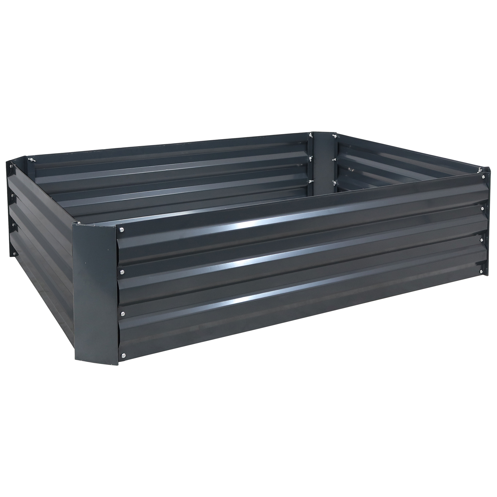 Sunnydaze Decor, Rectangle Raised Garden Bed, Material Steel, Model# HB-420
